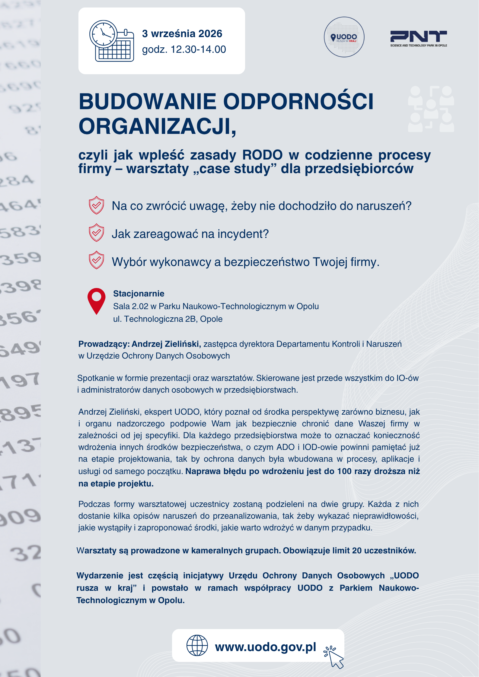 Budowanie Odporności Organizacji Plakat